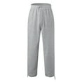thumbnail image 3 of Caqnni Men's Casual Pants Relaxed Fit for Comfortable Workdays (GY1,3XL), 3 of 4