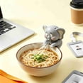 thumbnail image 6 of MMJ Portable Fan Hot Food Cooler Cute Dinosaur Shape Hanging Cup Blower Compact Kitchen Office Coffee Tea Milk Mealtime Desktop, 6 of 7