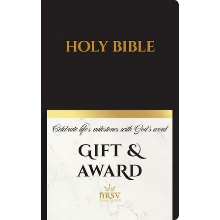 NRSV Updated Edition Gift & Award Bible (Imitation Leather, Black), (Hardcover)