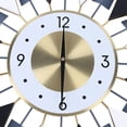 thumbnail image 4 of 23.6 Inch Large Retro Metal Art Clock, Nordic Style, Silent Wall Clock for Living Room Office, 4 of 10