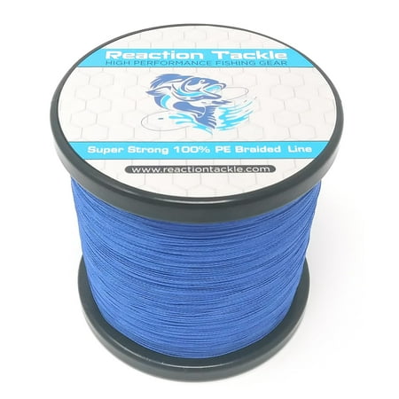 - Reaction Tackle Braided Fishing Line Dark Blue 30LB 300yd