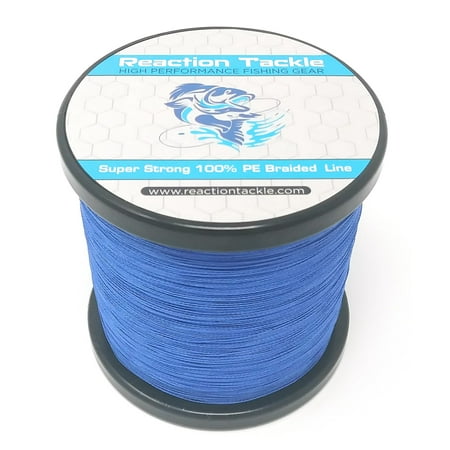 Reaction Tackle Braided Fishing Line Dark Blue 30LB (Best Color Braided Fishing Line)