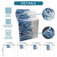 thumbnail image 6 of Nautical Coastal Table Runner 70 Inches, Summer Ocean Coral Starfish Conch Blue Bed Runner Dresser Scarves Tabletop for Indoor Outdoor Parties/Ceremony/Banquet, 13" x 70", 6 of 9