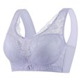 thumbnail image 1 of Abcnature Women Daily Comfort Bras Lace Thin Style Ventilate Plus Size Bras without Steel Rim, 1 of 2