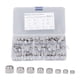 thumbnail image 2 of Kit surtido de tuercas hexagonales de 80 piezas, tuercas de seguridad de acero inoxidable 304 con inserto de nailon, 8 especificaciones, 2 of 8