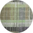 thumbnail image 2 of Addison Rugs Mayfield Premium Machine Washable Transitional Stripes Aloe Round Rug, 8' x 8', 2 of 6