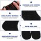 thumbnail image 3 of Kesyoo 3 pares de calcetines dormidos engrosados ​​de coral vellón calcetines calientes calcetines medias de zapatillas para los días fríos de invierno (negro), 3 of 5