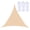Beige, variant on Triangle Shade Sail 4x4x4M Outdoor Sun Canopy Waterproof 420D Oxford Fabric with Ropes for Patio Garden Pool