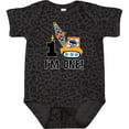thumbnail image 3 of Inktastic First Birthday Construction Truck 1 Year Old Boys Baby Bodysuit, 3 of 5
