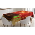 thumbnail image 1 of Ambesonne Colorful Tablecloth Rectangular Table Cover, Birthday Party Cake, 60"x84", Multicolor, 1 of 3