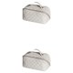 thumbnail image 2 of Cateissary Maquillaje con estilo: elegante bolso de maquillaje de cuero de PU con gran capacidad, suave, hecho de cuero de PU, diseño de gran Type1 NO1, 2 of 6