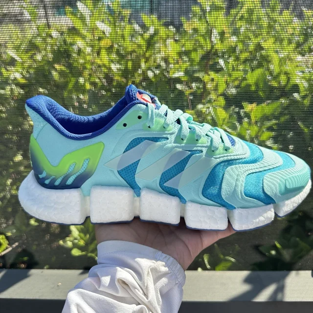 Adi - das Climacool Vento Signal Cyan Men's Athletic Shoes FX7847 Size 7.5