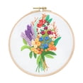 thumbnail image 1 of Cuadros Decorativos 30 X 30 cm DIY flores ramo bordado Kit costura punto de cruz trabajo hecho a mano DQrwqpou Nuevos Originales, 1 of 6