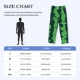 thumbnail image 2 of Salouo Green Stripes Of Watermelon Print Pajama Pants for Men, Lounge Pants Elastic Waistband Casual Men's sleepwear Loungewear Sleep Pajama Pant -X-Large, 2 of 7