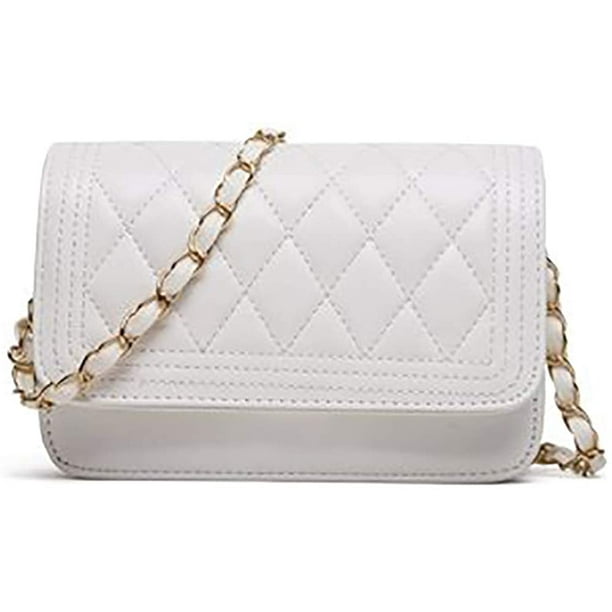 Women Shoulder Bag Quilted Crossbody Purse Designer Lattice Leather Chain Bag