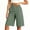 #06 Green 【Mix, Match & Rotate: Stock Up on Daily Colors】, variant on Women's Hemp Blend Pants, High Waist Straight Leg Trousers for Women, Pockets, Button Front, Loose Fit, Casual Business Dressy Lounge Wear, Womens Trousers Ankle | VerBelle,Green XL