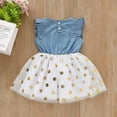 thumbnail image 3 of Lindreshi Baby Girl Clothes Toddler Baby Girls Sleeveless Print Bow Dress Tulle Dresses Clothes, 3 of 9