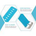 thumbnail image 2 of FRCOLOR smartwatch bands Simple PET Watch Band Solid Color Bracelet Replacement Wristband Smartwatch Strap Compatible for Gear S R750 (Light Blue),9.06"X1.18"X0.12", 2 of 5