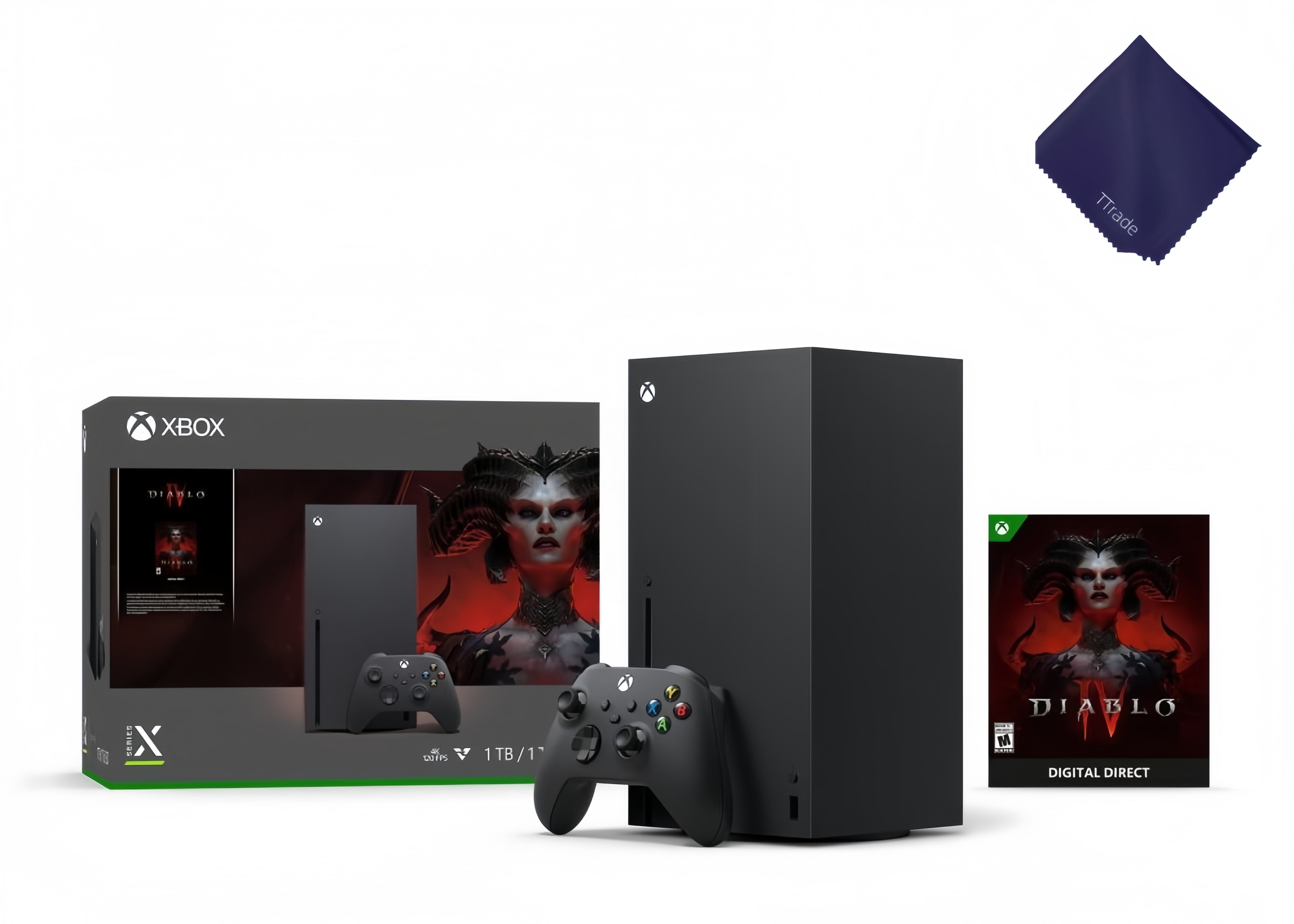 Microsoft Xbox Series X 1TB SSD Gaming Console (Black) with Diablo® IV Bundle – Next-Gen 4K Gaming, Fast Load Times & Ultimate Adventure