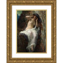 Alexandre Cabanel 11x14 Gold Ornate Wood Frame and Double Matted Museum Art Print Titled - Echo (1874)