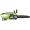 Earthwise LCS32412 12" 24-Volt Lithium Ion Cordless Electric Chain Saw (Battery and charger Included)