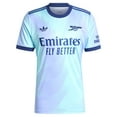 thumbnail image 2 of Men's adidas Originals Aqua Arsenal 2024/25 Third Replica Jersey, 2 of 3