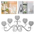 thumbnail image 4 of Portavelas de Cristal Zulema Candelabros de Cristal 5 Brazos, 4 of 7
