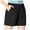 Black, variant on GEWSEY Women Casual Shorts Drawstring Comfy Elastic Waist Shorts Summer Pull On Short with Pockets(S-2XL) White, XL