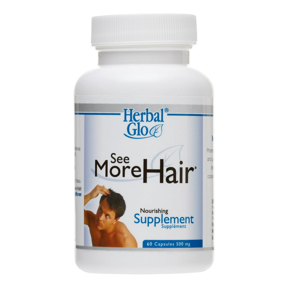 Herbal Glo See More Hair Nourishing 500mg Capsules, 60 Ct - Walmart.com ...