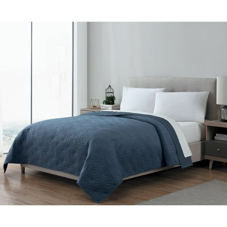 Mainstays Micromink Kaleidoscope Quilt, Multiple Colors and Sizes Available