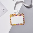 thumbnail image 6 of Susaid Acorn Autumn Fall Leaf Leaves Print ID Badge Holder with Double-Sided Windows Horizontal Hard Plastic Case Black Card Protector Pouch for Office School ID Credit Cards, 6 of 7