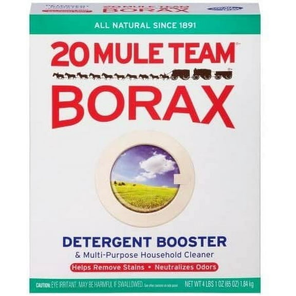 20 Mule Team Borax Detergent Booster & Multi-Purpose Household Cleaner 65 oz. Box - 1 Pack
