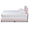 thumbnail image 2 of Bowery Hill Light Pink Upholstered Queen Size Panel Bed, 2 of 9