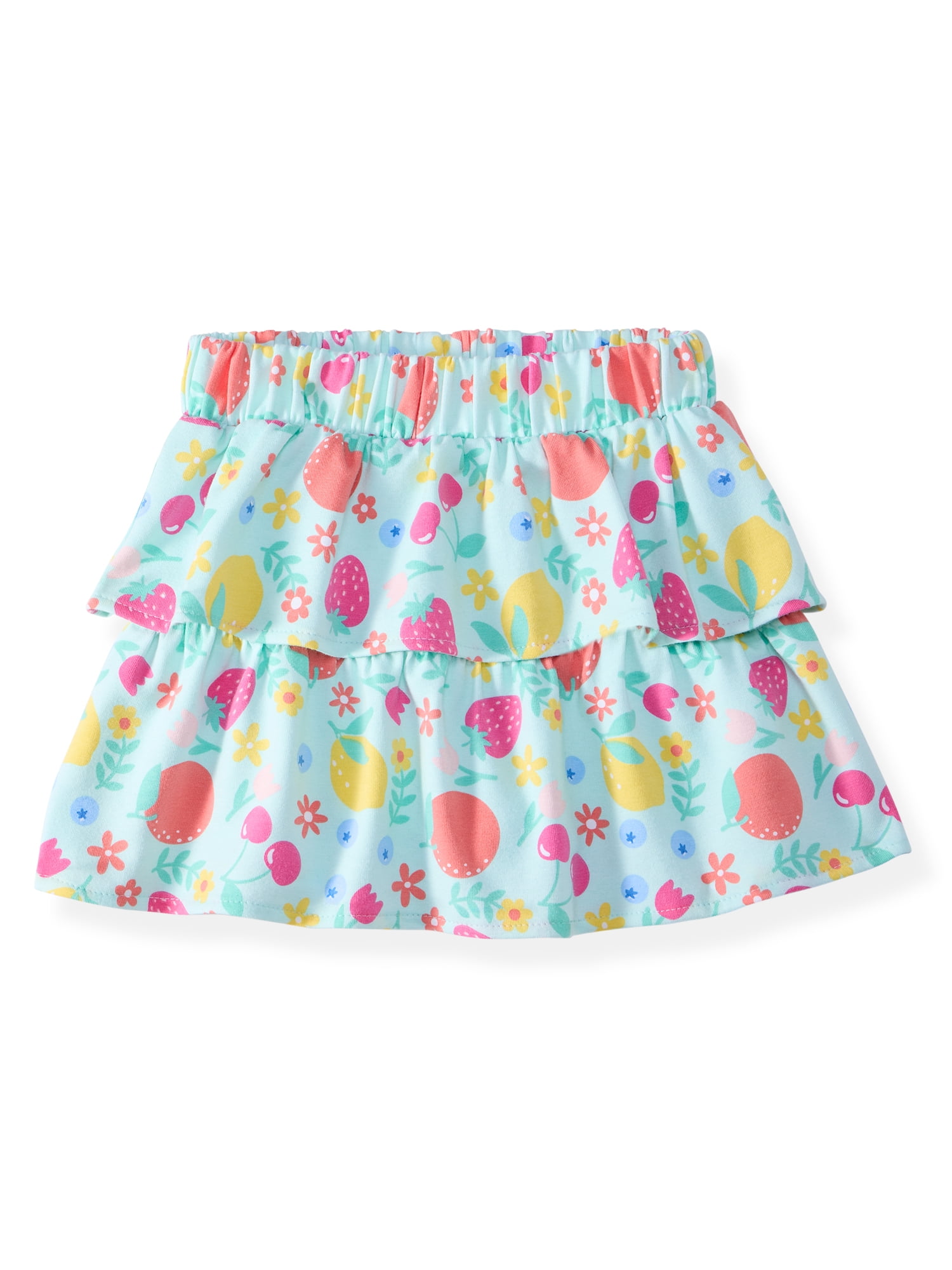Garanimals Newborn, Baby & Toddler Girl Cotton 3-Piece Set, Tank, Tee & Scooter Skirt, Sizes 0-6T