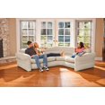 thumbnail image 4 of Intex Inflatable Corner Living Room Neutral Sectional Sofa & Lounge Chair Set, 4 of 12