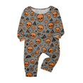 thumbnail image 2 of 2026 Matching Family Halloween Pajamas Set, Fall Sleepwear, Ghost & Pumpkin Printed Holiday Sleepwear, Soft Loungewear PJs Outfit, 2 of 5