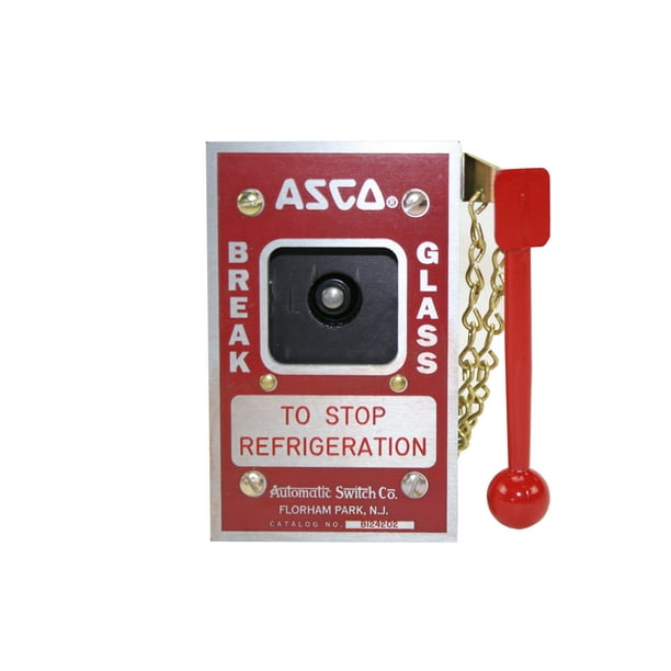 Asco Automatic Switch Co Bi24202 Emergency Break Glass Station To Stop