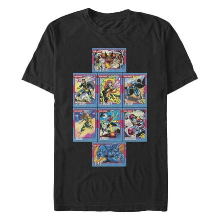 Men's Marvel X-Men Info Cards Graphic T-Shirt