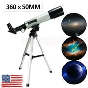 360/50mm Telescopic Zoom HD Outdoor Monocular Space Refractive Astronomical Single Telescope Refractor With Tripod