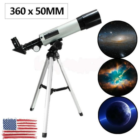 360/50mm Telescopic Zoom HD Outdoor Monocular Space Refractive Astronomical Single Telescope Refractor With Tripod