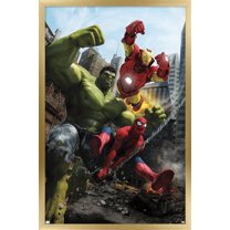 Marvel Comics - Hulk - Marvel Adventures Iron Man Special Edition #1 Wall Poster, 22.375" x 34", Framed