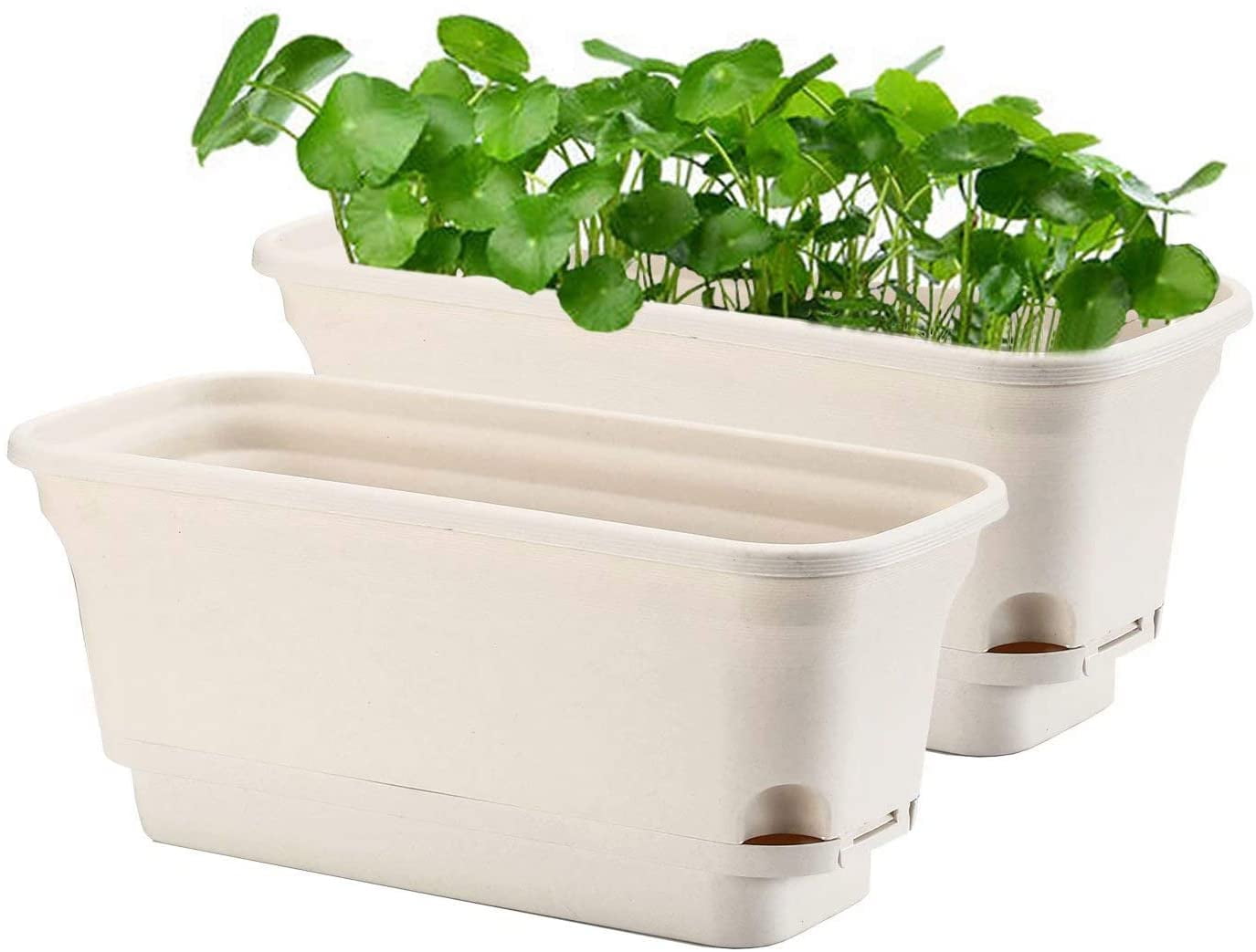 5 x 40cm Watering Tray Saucer Green Base Plant Pot Planter Window Sill 