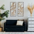thumbnail image 2 of SEI Furniture Binet Metal Wall Decors in Dark Gold/Bronze (Set of 2), 2 of 6