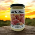 thumbnail image 4 of Fresh Peach Vegan Coconut Soy 12 oz/ 355 ml Candle Hand-poured, Eco-friendly, Clean Burning, Fruity, 4 of 5