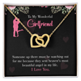 thumbnail image 3 of To My Girlfriend Most Beautiful Angel Inseparable Necklace, 3 of 7