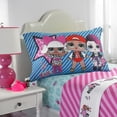 thumbnail image 6 of LOL Surprise Kids Full Bed in a Bag, Comforter and Sheets, Blue, 6 of 9