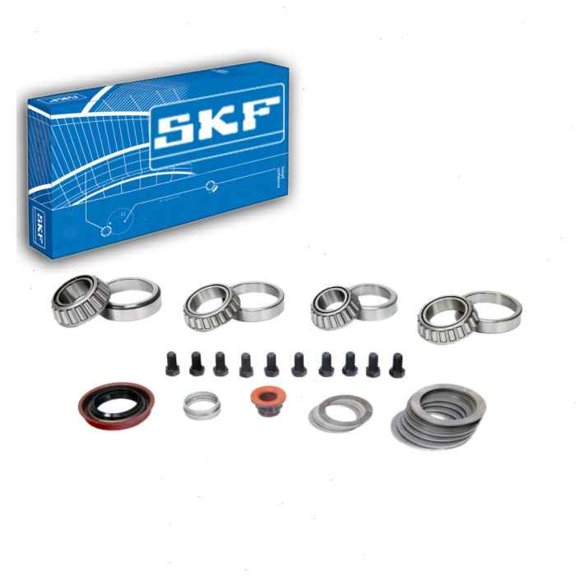 SKF Front Axle Differential Bearing and Seal Kit compatible with Ford F-150 4.2L 4.6L 5.4L 6.2L V6 V8 1997-2010
