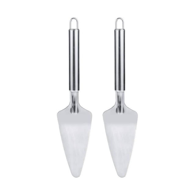 Servidores de Pastel de Acero Inoxidable, Cuchillo de Pastel de Servidor Triangular Cortador Profesional para Postre Pasteles Queso Pizza