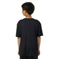 thumbnail image 4 of Youth Pro-Lock Performance T-Shirt, 100% Polyester Interlock Short Sleeve Jersey Tee Shirts, Mix Color Bulk T-Shirt (Dark Color 6 Pack, XS), 4 of 6