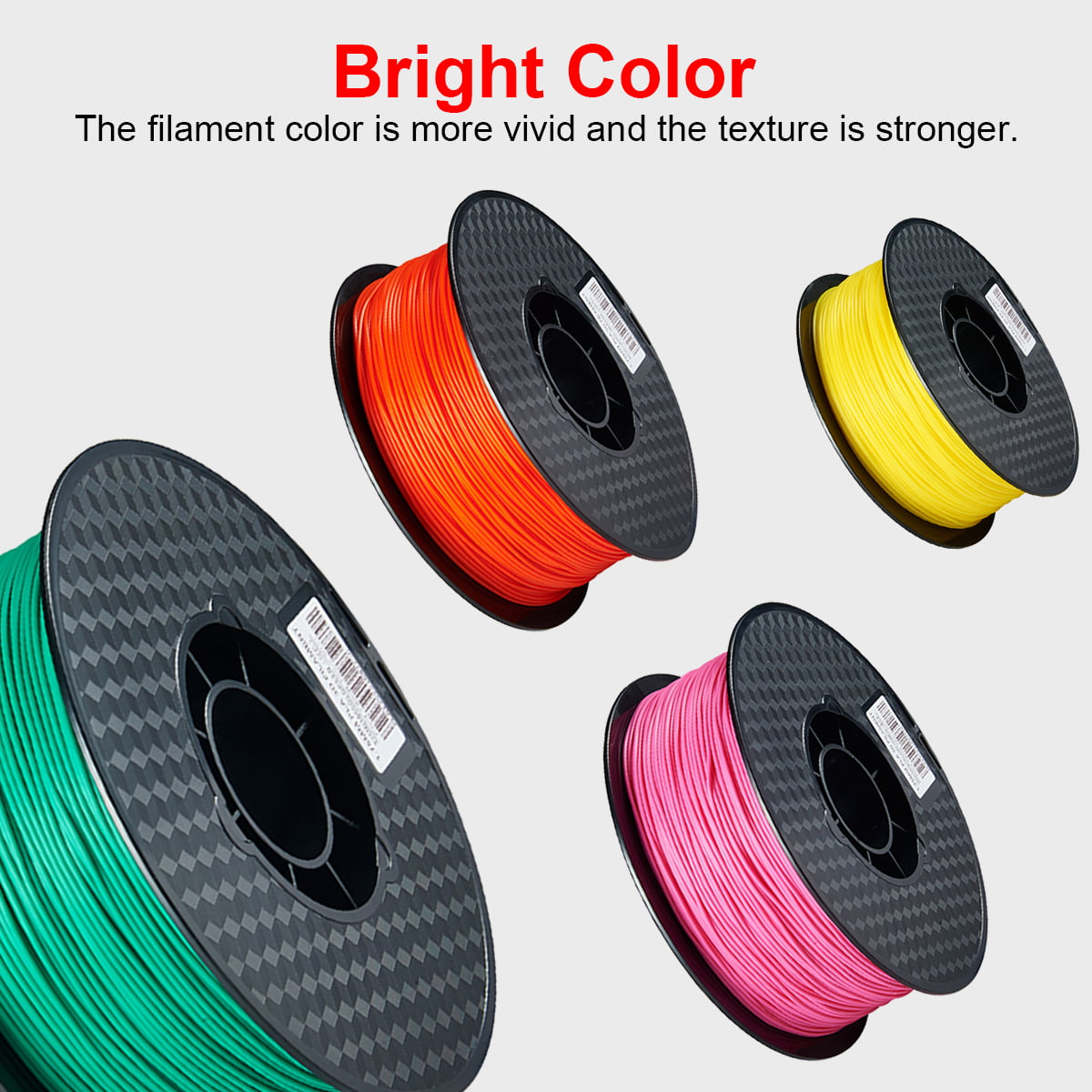 1KG Spool 2.2LBS Dimensional Accuracy +/- 0.05 mm Color Changing with Temperature 3D Printer PLA Filament,from Orange to Yellow,1.75 mm 3D Printing PLA Material